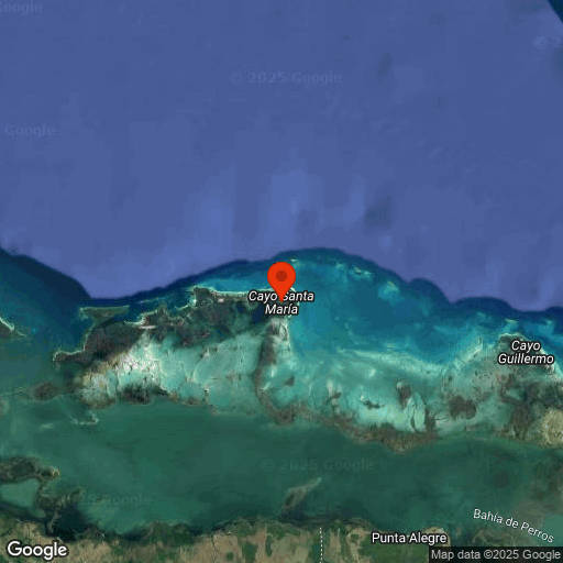 Map of Les Cayos