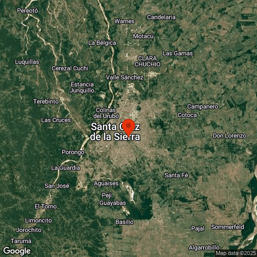 Map of Santa Cruz