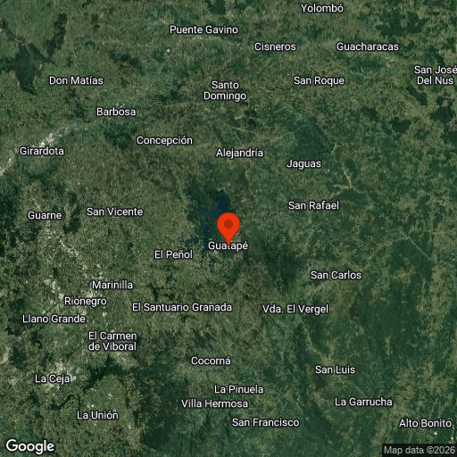 Map of Guatape