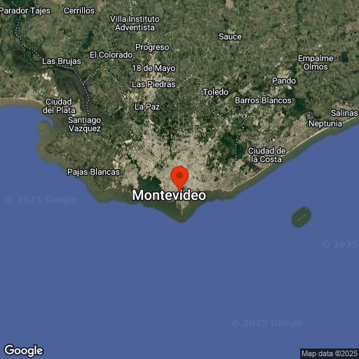 Map of Montevideo