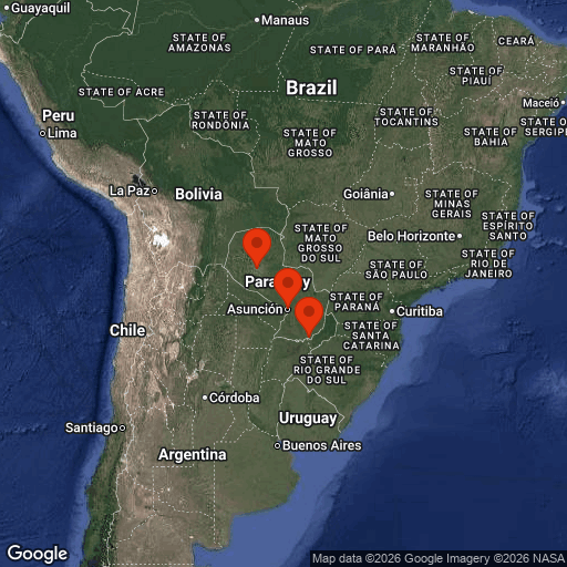 Map of Paraguay