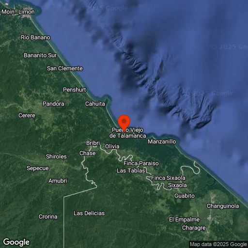 Map of Puerto Viejo
