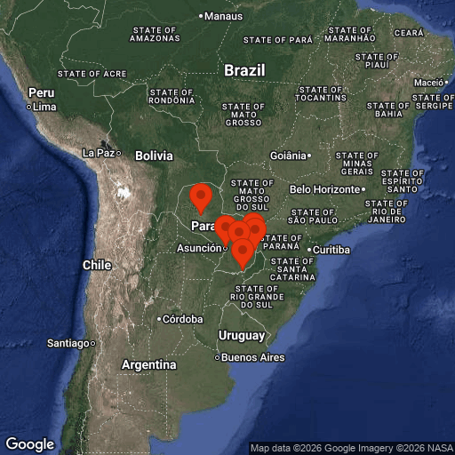 Map of Paraguay