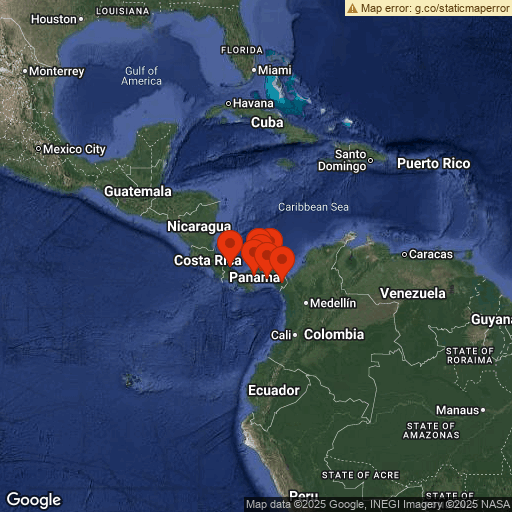 Map of Panama