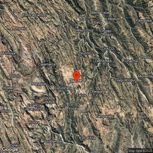 Map of Sucre