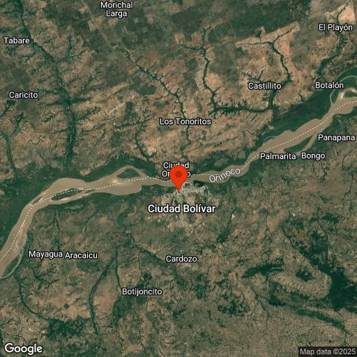 Map of Ciudad Bolivar