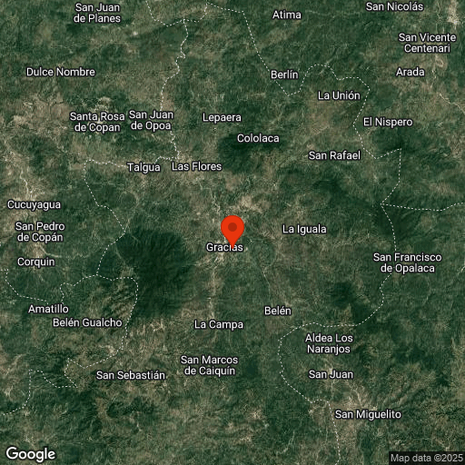 Map of Gracias