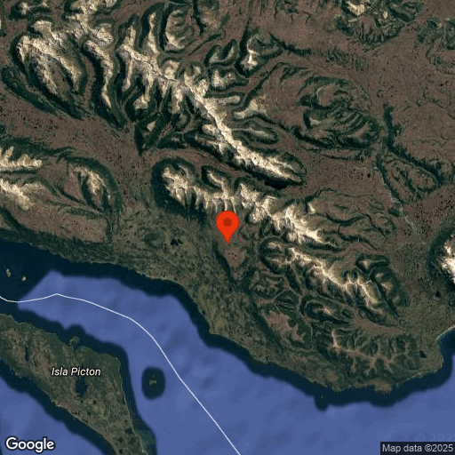 Map of Croisière Patagonie