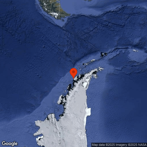 Map of Antarctique