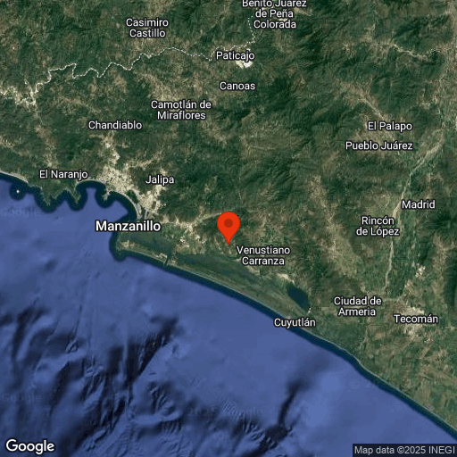 Map of Manzanillo