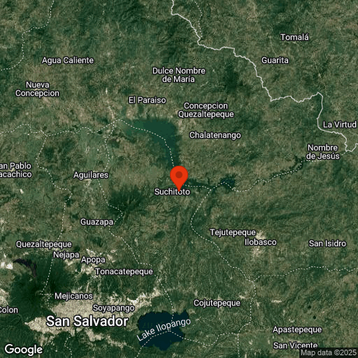 Map of Suchitoto