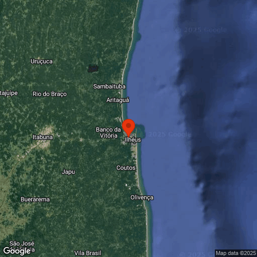 Map of Ilhéus & Itacaré