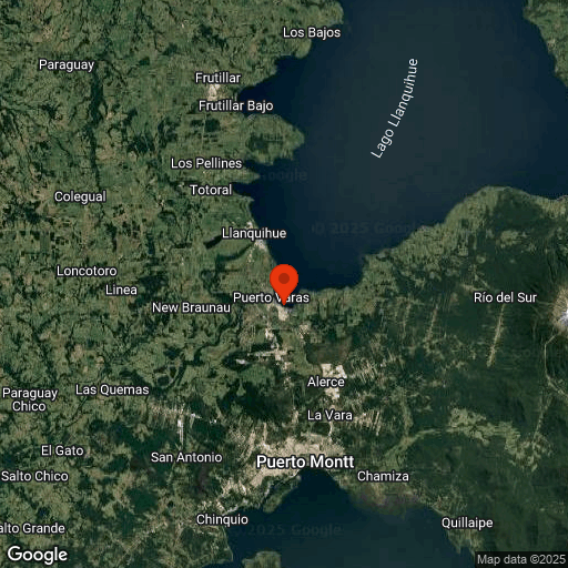 Map of Puerto Varas