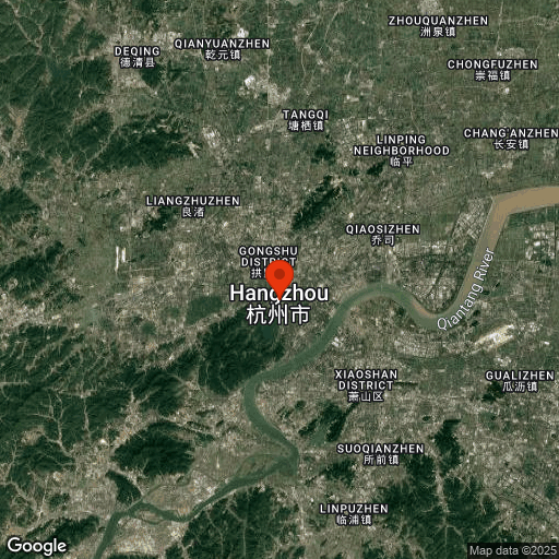 Map of Hangzhou