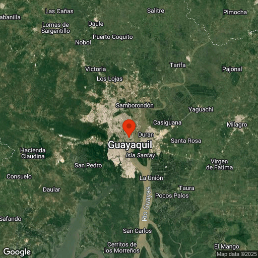 Map of Guayaquil