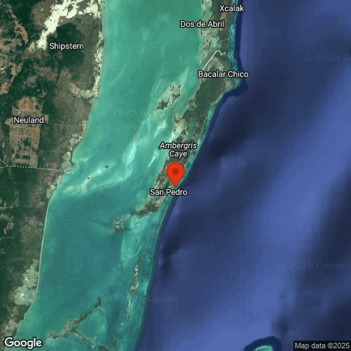 Map of Ambergris Caye