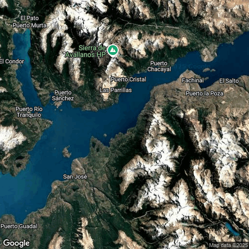 Map of Patagonie chilienne