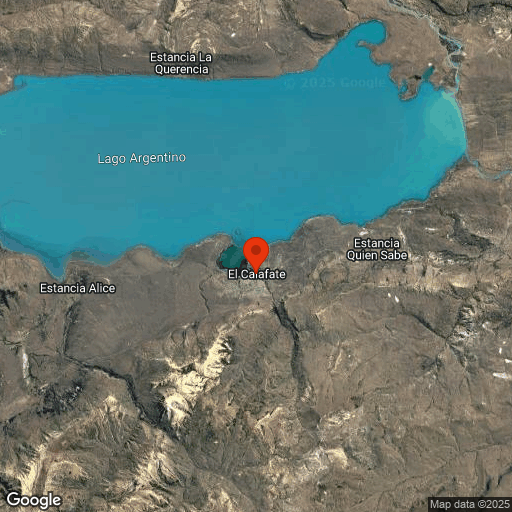 Map of El Calafate & Los Glaciares