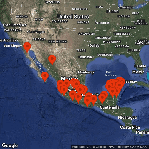 Map of Mexique